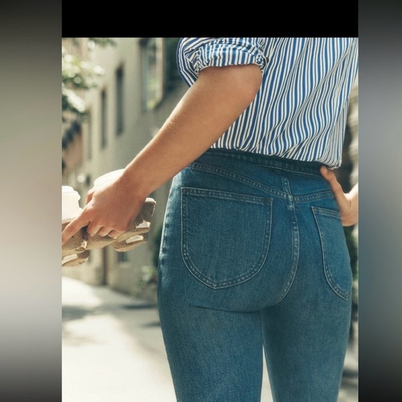 NWT Veronica Beard | Crosbie Slim Wide-Leg Jeans - Sz.28 - Picture 8 of 9